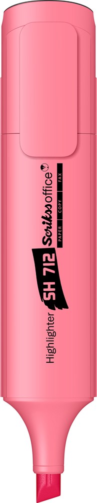  SH712 Fosforlu Kalem 12'li Kutu Pastel Pembe Ürün görseli