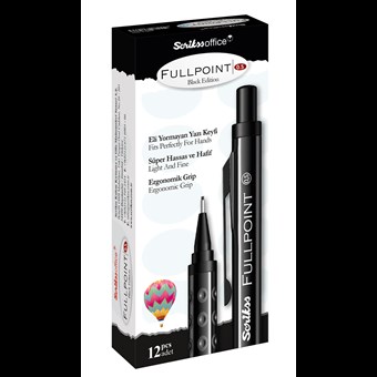  Office Full Point Black Edition Mekanik Kurşun Kalem 0.5 mm Siyah 12'li Kutu