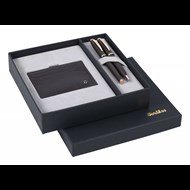  DR245 Hediyelik Set Dolma Kalem - Tükenmez Kalem 39 Oscar Rose Gold & Comfort Deri Kredi Kartlık Kahve Ürün görseli