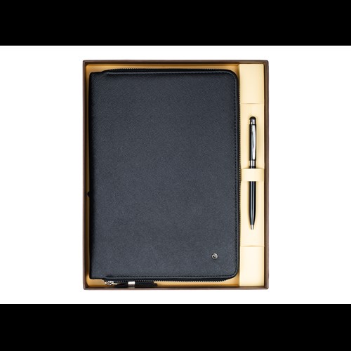  DR8113-1M Mini Portföy - Tablet Kılıfı Siyah & 599 Touch Pen Tükenmez Kalem Siyah