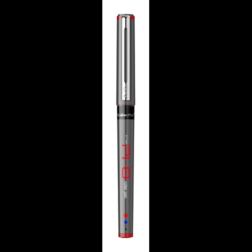 PI8 Roller Kalem 0.7 mm Kırmızı 12'li Kutu