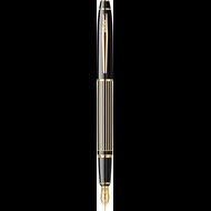  Noble 35L Dolma Kalem M Uç Çizgi Desenli Siyah Altın Ürün görseli