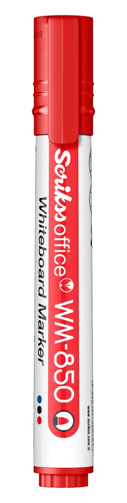 WM850 Doldurulabilir Whiteboard Markör Kırmızı Ürün görseli