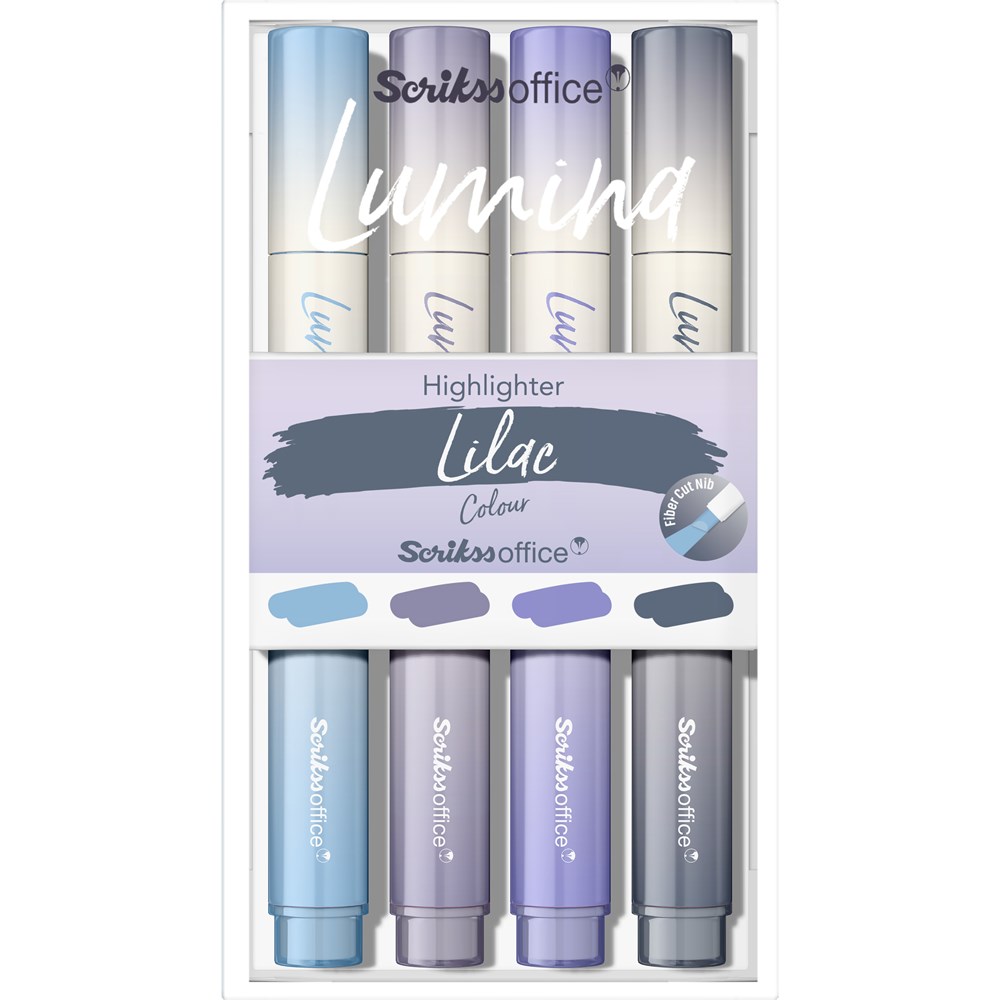 Lumina Fosforlu Kalem Lilac 4'lü Set Ürün görseli