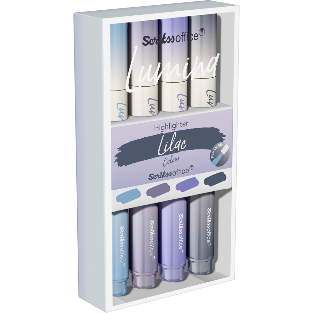 Lumina Fosforlu Kalem Lilac 4'lü Set Ürün görseli