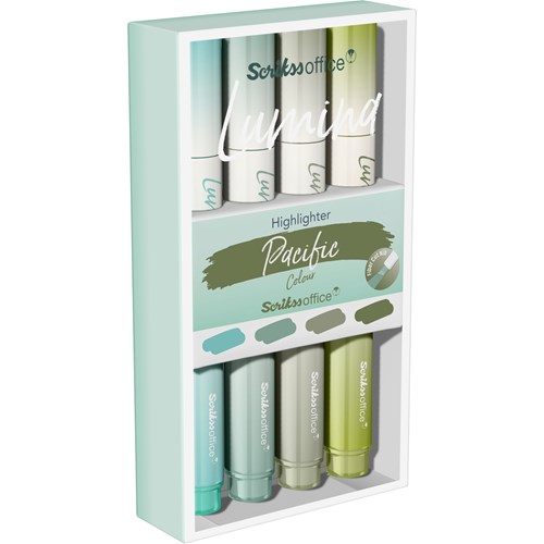 Lumina Fosforlu Kalem Pacific 4'lü Set
