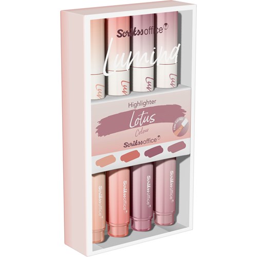 Lumina Fosforlu Kalem Lotus 4'lü Set