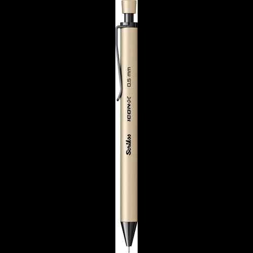 Icon-X Mekanik Kurşun Kalem Metal 0.5 mm Bej
