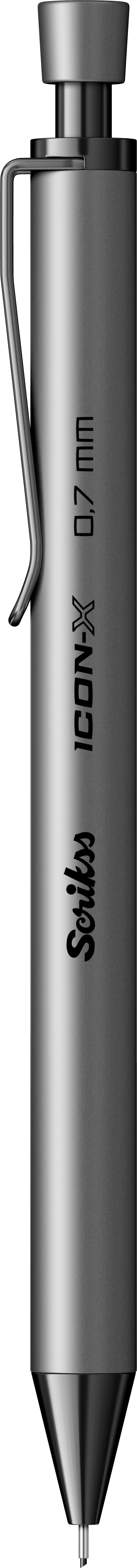 Icon-X Mekanik Kurşun Kalem Metal 0.7 mm Antrasit | Scrikss
