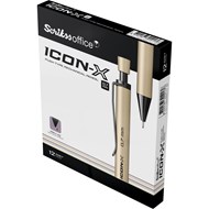 Icon-X Versatil Kalem Metal 0.7 mm Beyaz 12'li Kutu Ürün görseli